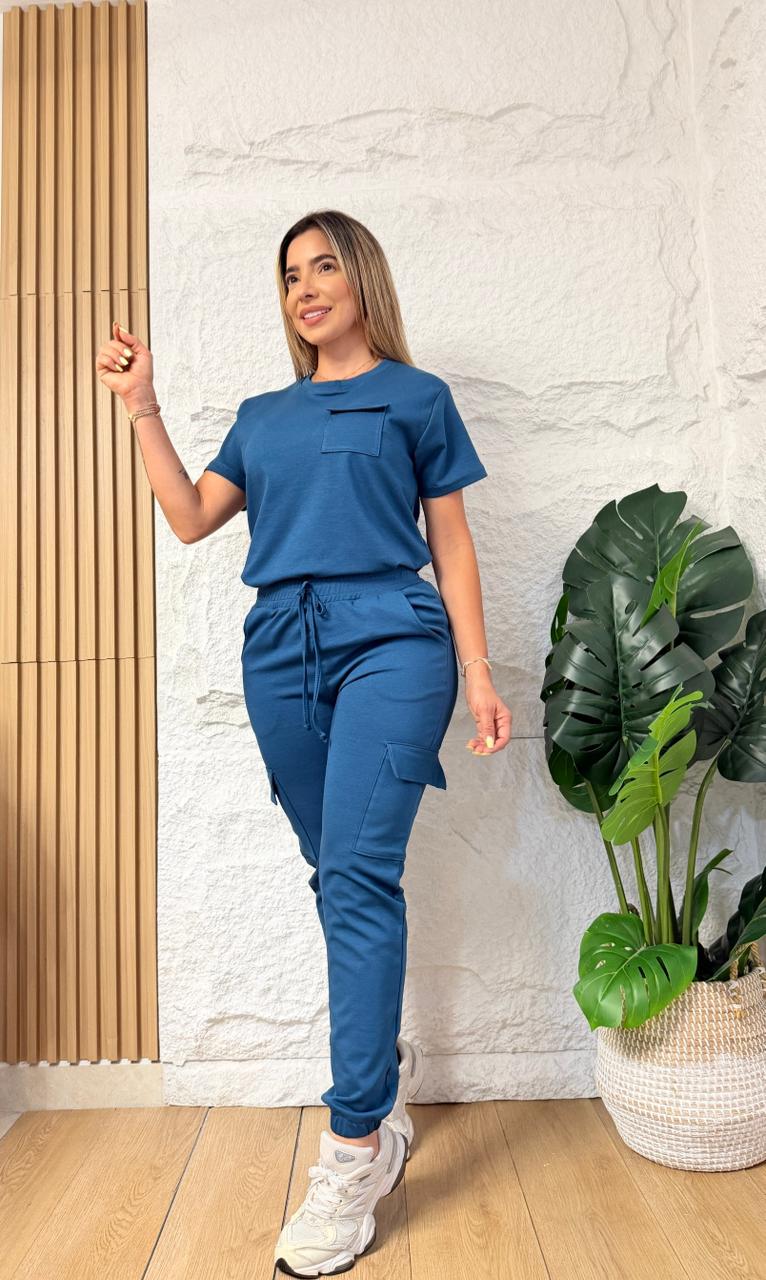 Conjunto Basico Cargo🩵