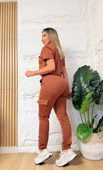 Conjunto Basico Cargo🩵