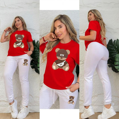 Conjunto Dama Con Pedreria Oso Bear💎🧸